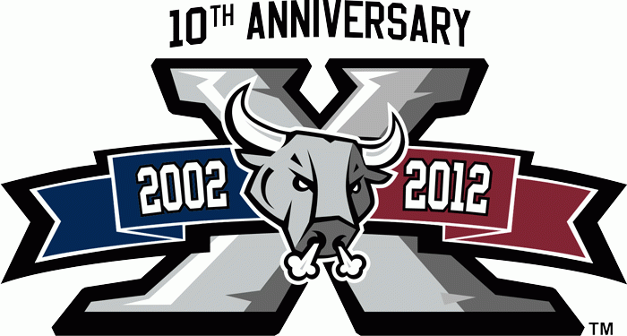 San Antonio Rampage 2011 12 Anniversary Logo iron on transfers for clothing
